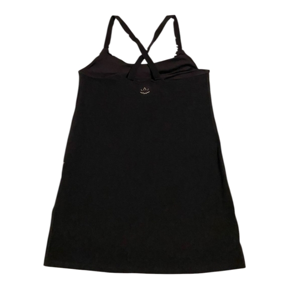 Beyond Yoga Spacedye Move It Active Dress in Black Charcoal With Shorts Sz XL - Picture 6 of 7